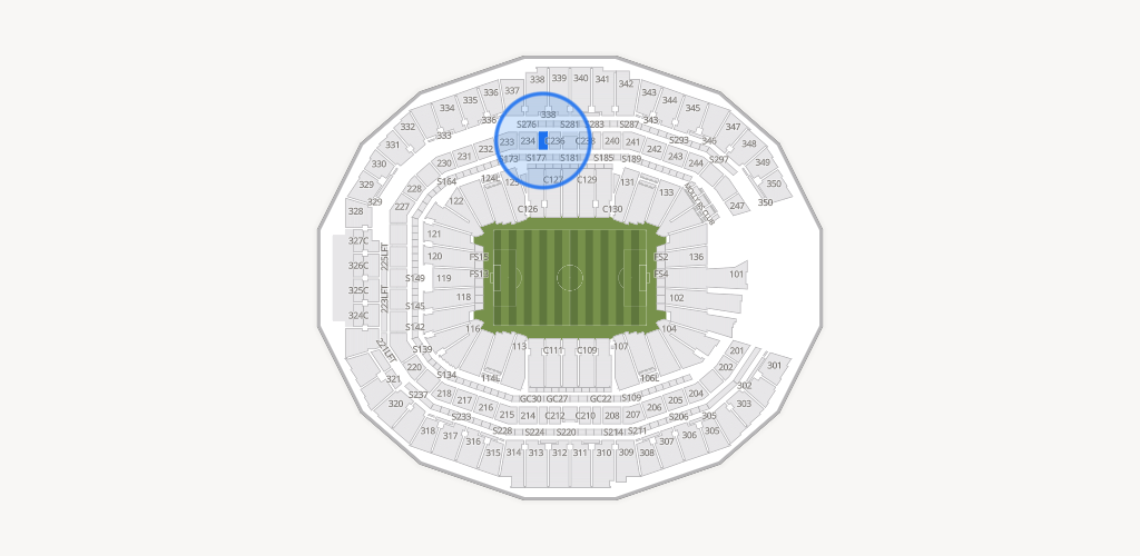 Mercedes-Benz Stadium Seating Chart
