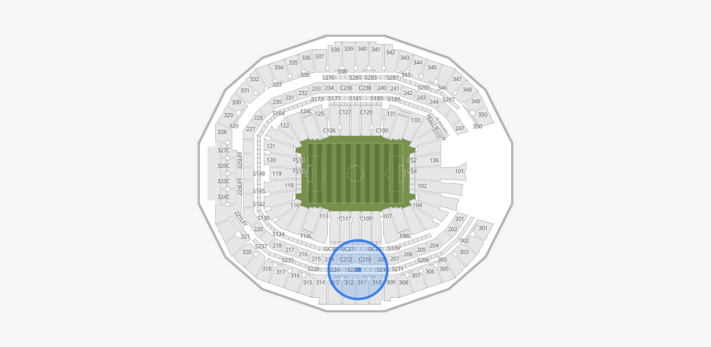 Mercedes-Benz Stadium Seating Chart