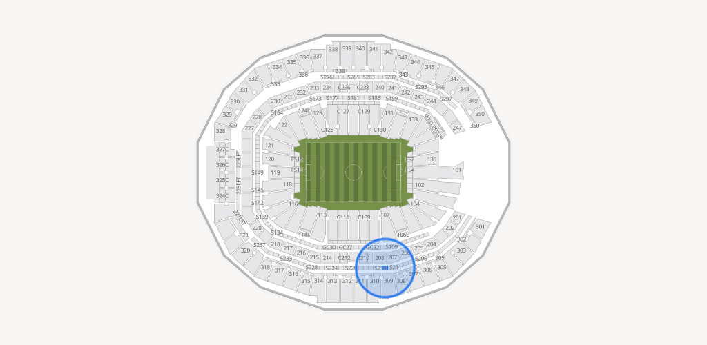 Mercedes-Benz Stadium Seating Chart