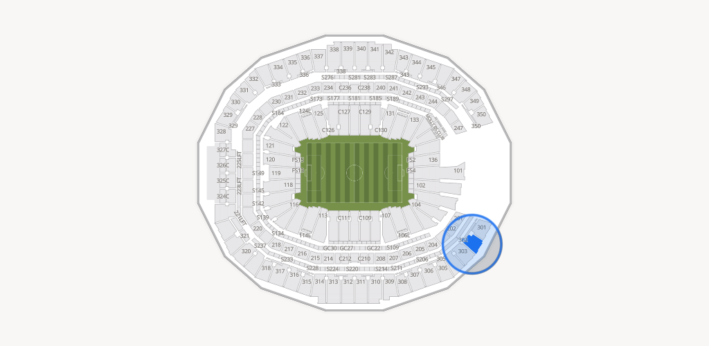 Mercedes-Benz Stadium Seating Chart