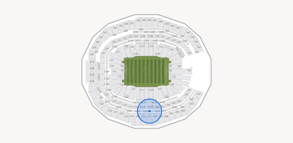 Mercedes-Benz Stadium Seating Chart