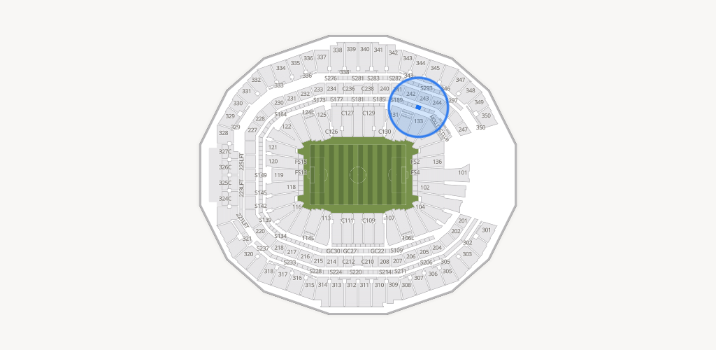 Mercedes-Benz Stadium Seating Chart