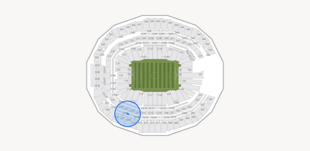 Mercedes-Benz Stadium Seating Chart