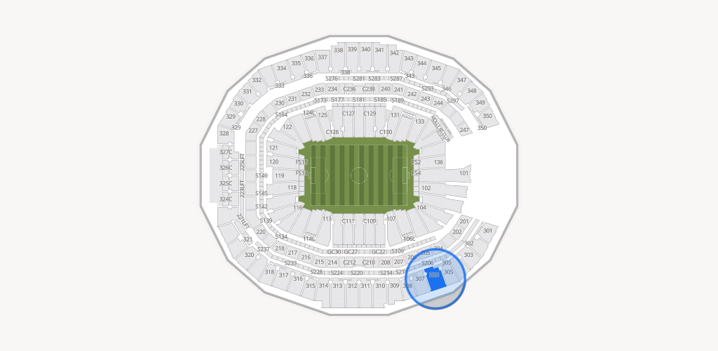 Mercedes-Benz Stadium Seating Chart
