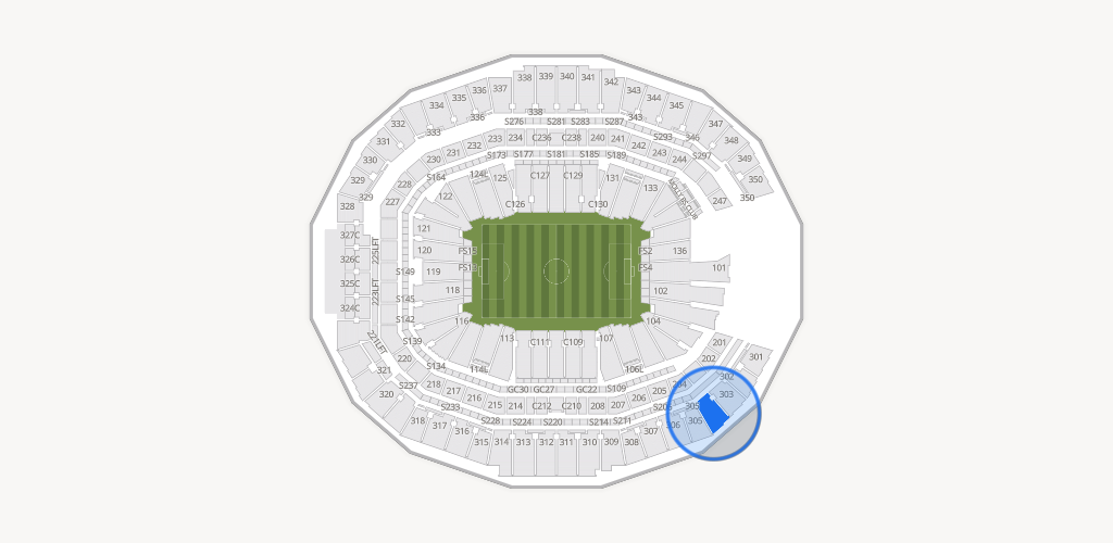 Mercedes-Benz Stadium Seating Chart