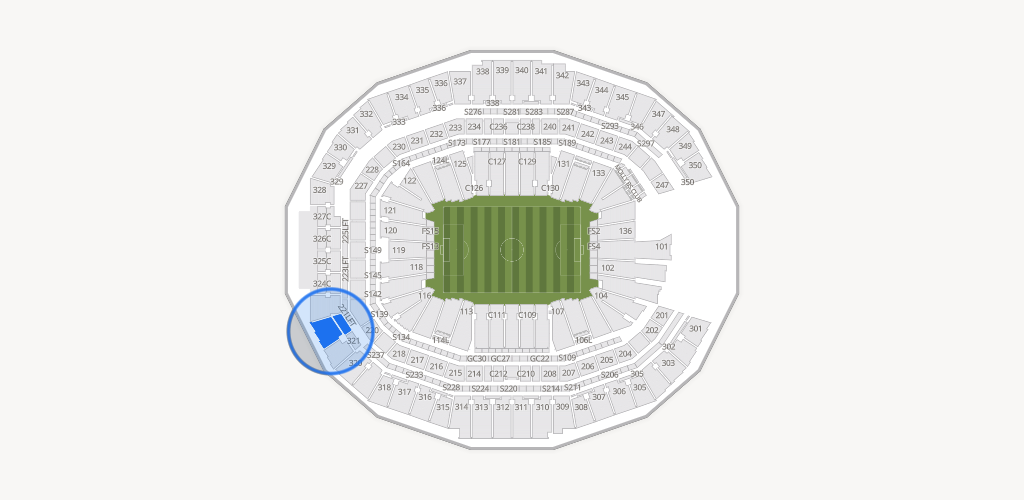 Mercedes-Benz Stadium Seating Chart