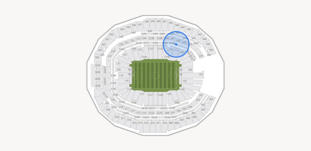 Mercedes-Benz Stadium Seating Chart