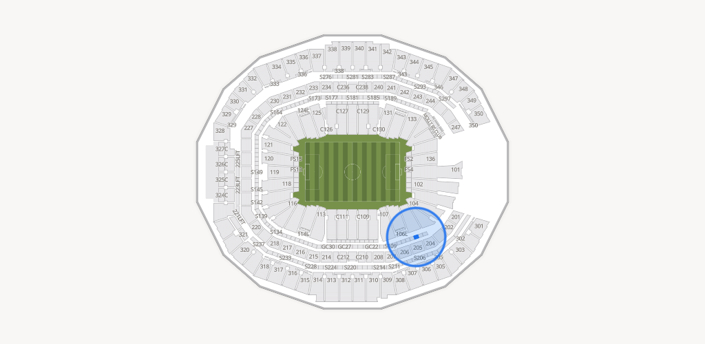Mercedes-Benz Stadium Seating Chart