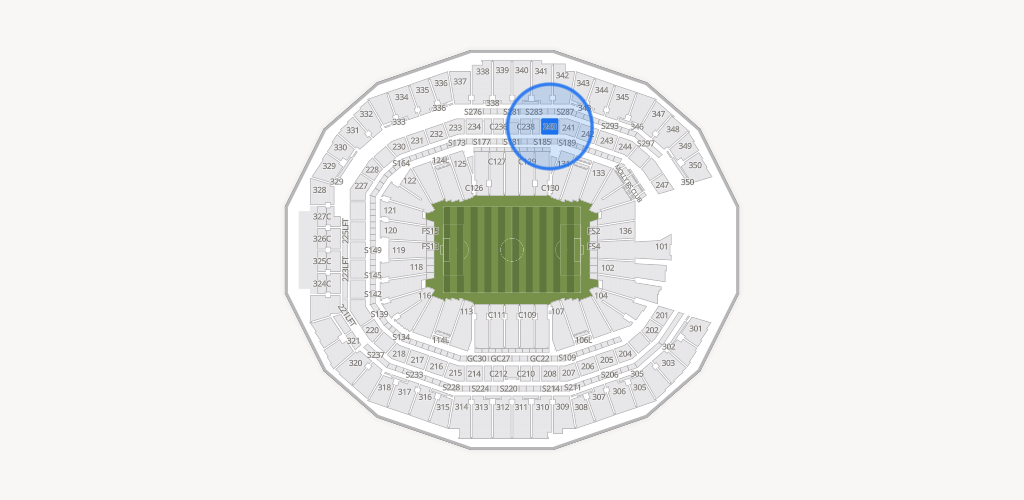 Mercedes-Benz Stadium Seating Chart