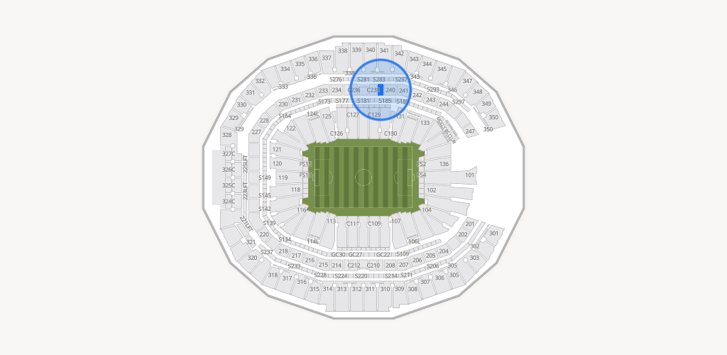 Mercedes-Benz Stadium Seating Chart