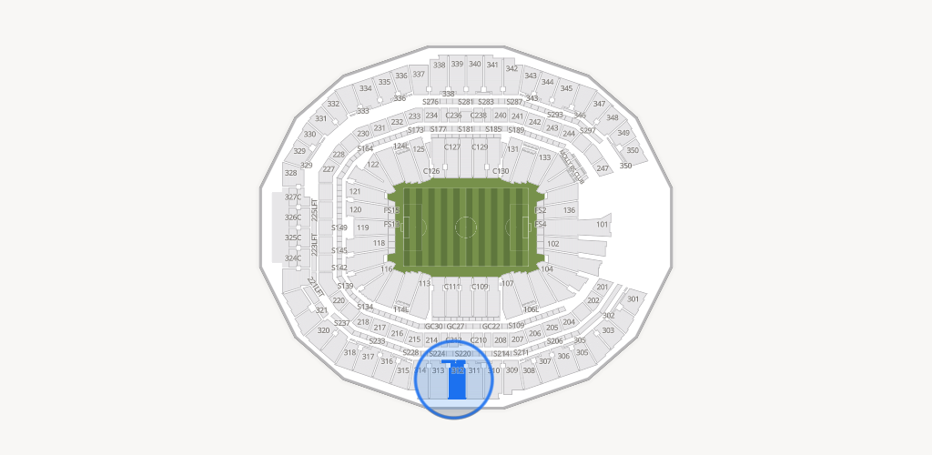 Mercedes-Benz Stadium Seating Chart