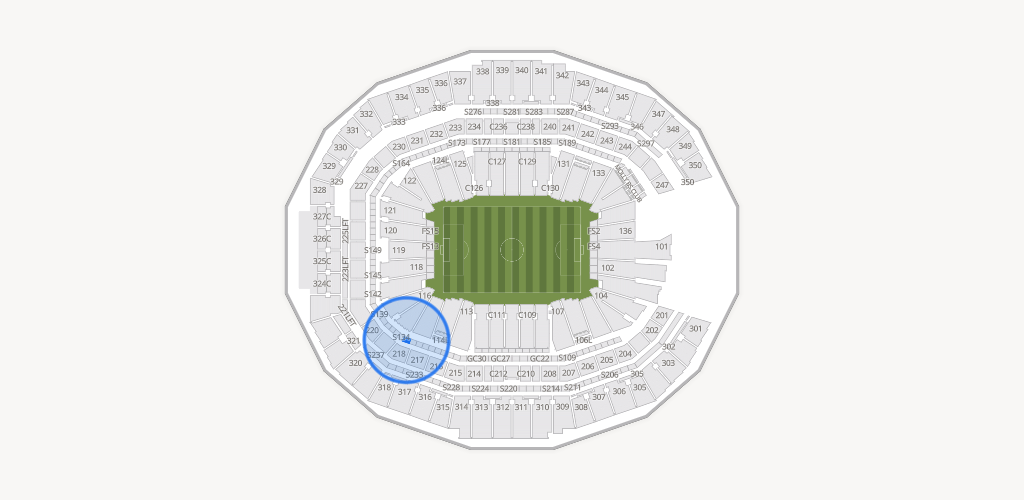 Mercedes-Benz Stadium Seating Chart