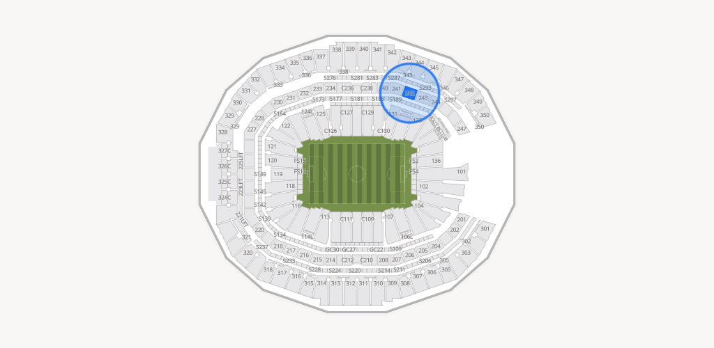 Mercedes-Benz Stadium Seating Chart