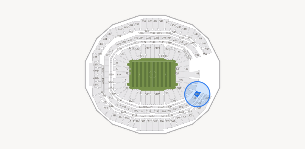 Mercedes-Benz Stadium Seating Chart