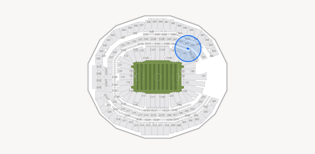 Mercedes-Benz Stadium Seating Chart