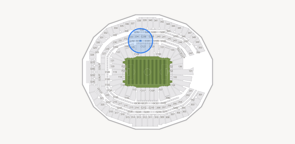 Mercedes-Benz Stadium Seating Chart