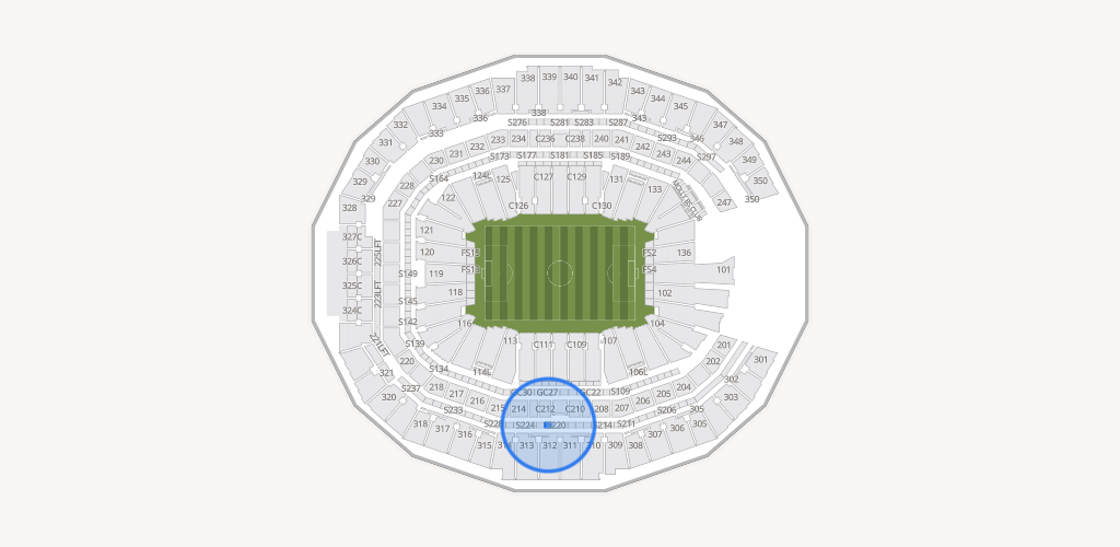 Mercedes-Benz Stadium Seating Chart