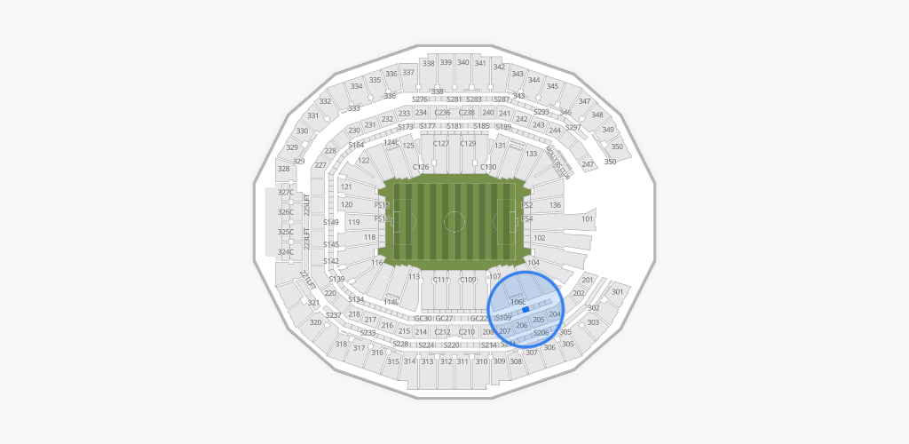 Mercedes-Benz Stadium Seating Chart