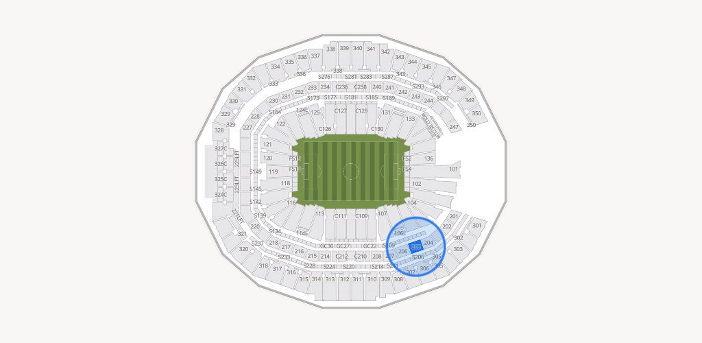Mercedes-Benz Stadium Seating Chart