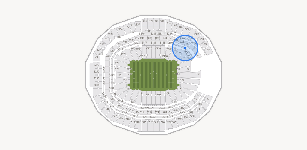 Mercedes-Benz Stadium Seating Chart