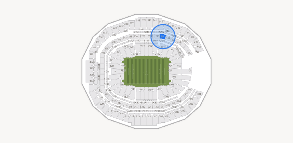 Mercedes-Benz Stadium Seating Chart