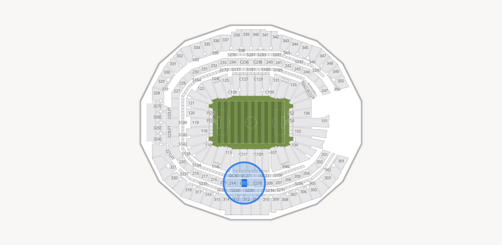 Mercedes-Benz Stadium Seating Chart