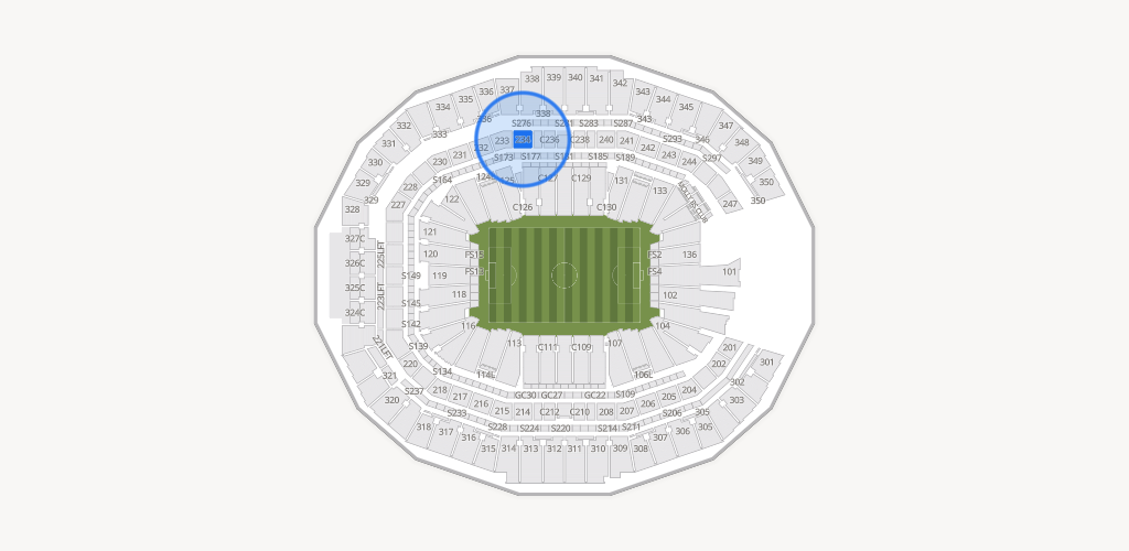 Mercedes-Benz Stadium Seating Chart