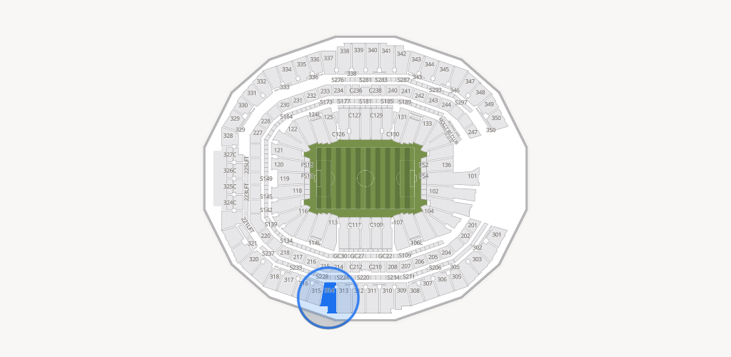 Mercedes-Benz Stadium Seating Chart