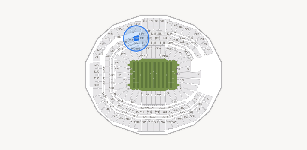 Mercedes-Benz Stadium Seating Chart