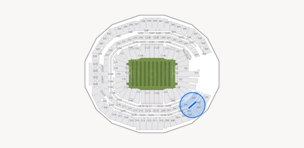 Mercedes-Benz Stadium Seating Chart