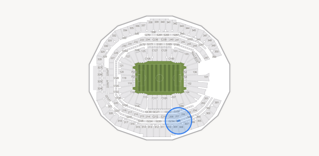 Mercedes-Benz Stadium Seating Chart