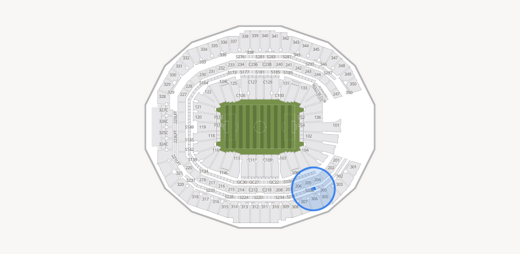 Mercedes-Benz Stadium Seating Chart