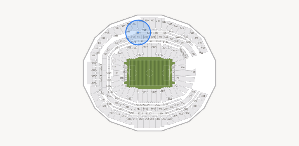Mercedes-Benz Stadium Seating Chart