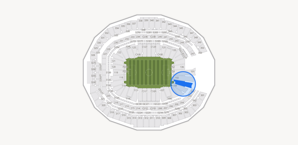 Mercedes-Benz Stadium Seating Chart