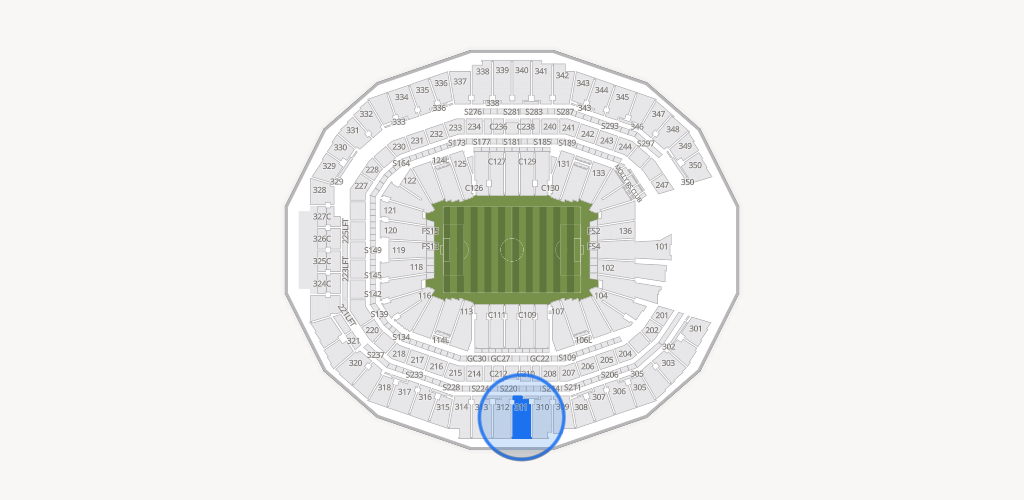 Mercedes-Benz Stadium Seating Chart