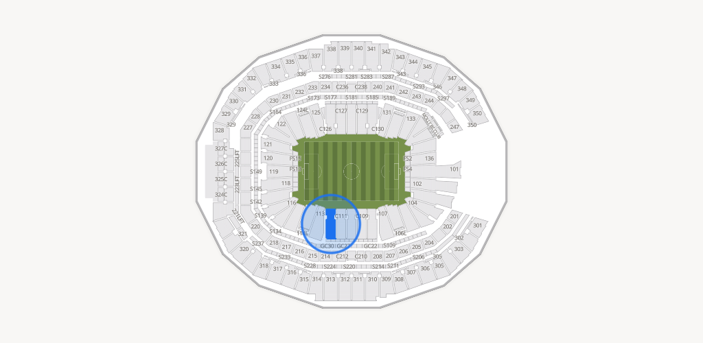 Mercedes-Benz Stadium Seating Chart