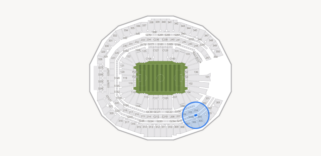 Mercedes-Benz Stadium Seating Chart