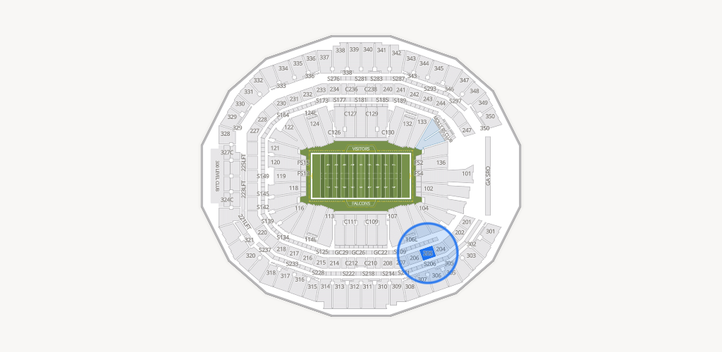 Mercedes-Benz Stadium Seating Chart