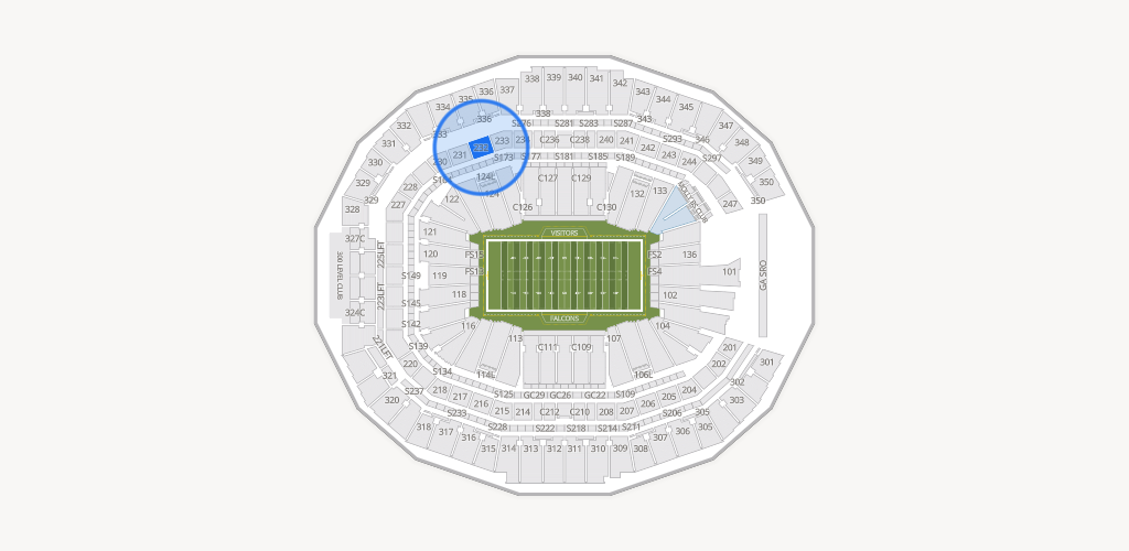 Mercedes-Benz Stadium Seating Chart
