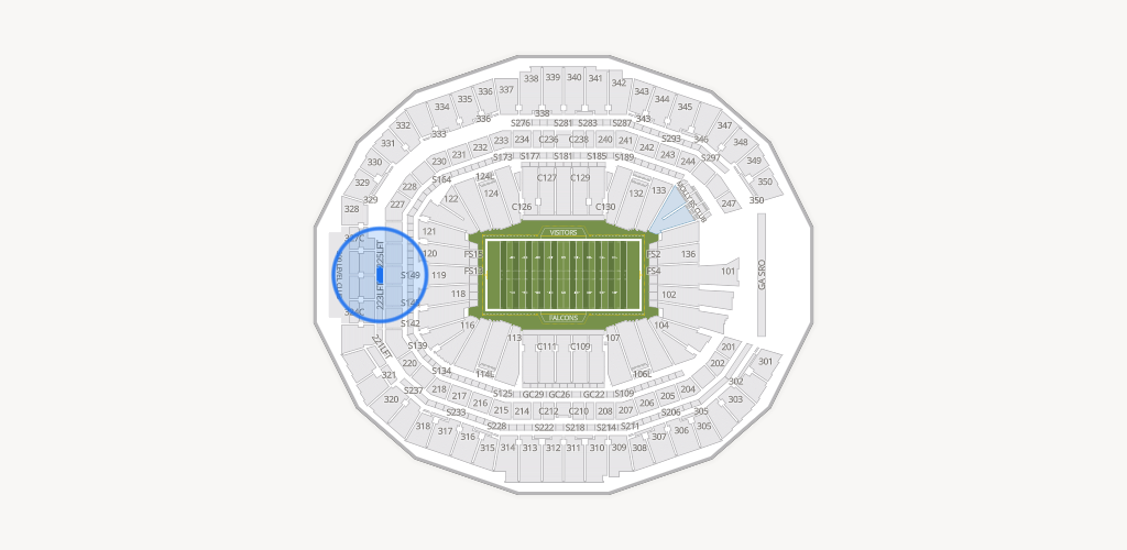 Mercedes-Benz Stadium Seating Chart