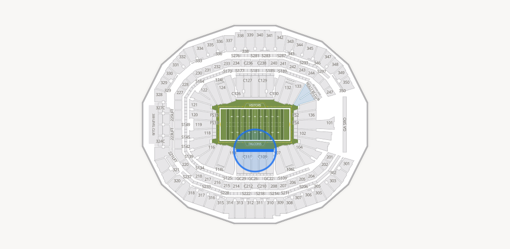 Mercedes-Benz Stadium Seating Chart