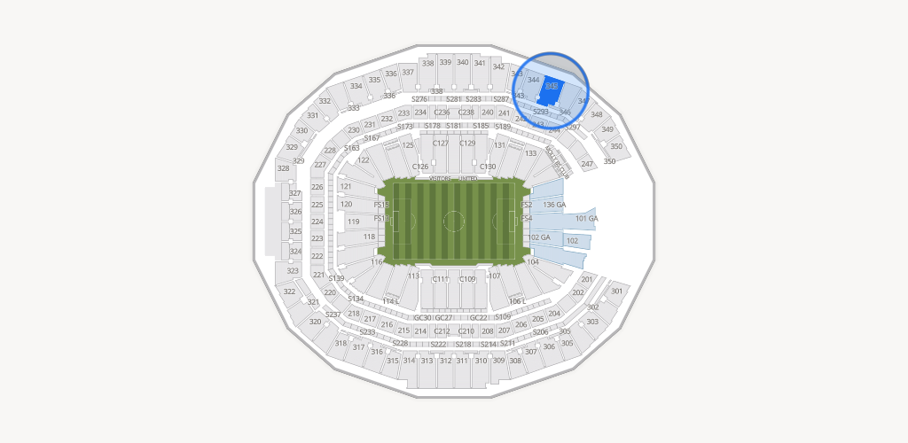 Mercedes-Benz Stadium Seating Chart