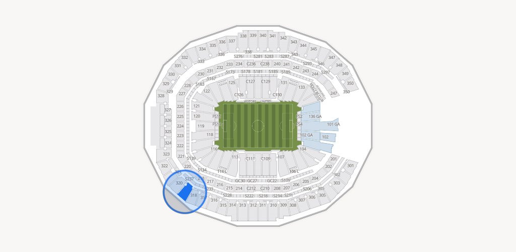 Mercedes-Benz Stadium Seating Chart