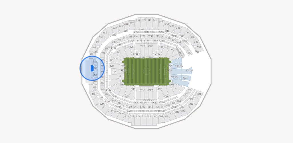 Mercedes-Benz Stadium Seating Chart
