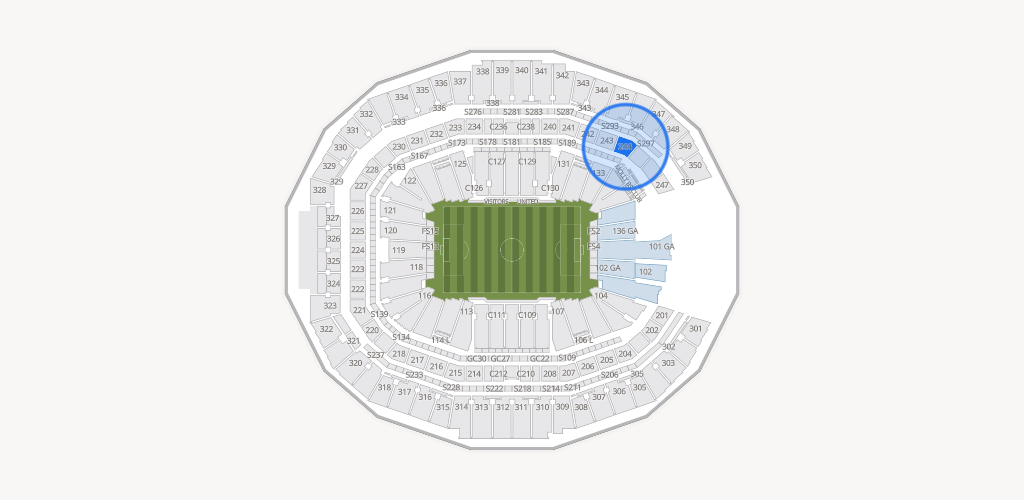 Mercedes-Benz Stadium Seating Chart