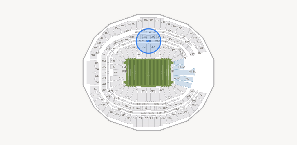 Mercedes-Benz Stadium Seating Chart