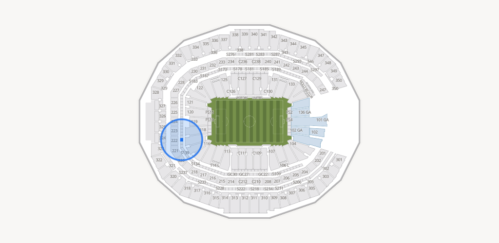 Mercedes-Benz Stadium Seating Chart