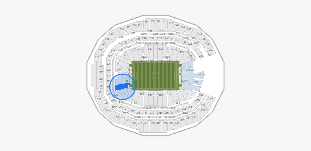 Mercedes-Benz Stadium Seating Chart