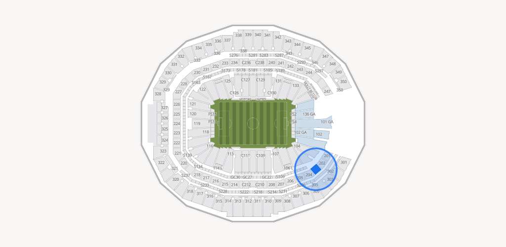 Mercedes-Benz Stadium Seating Chart