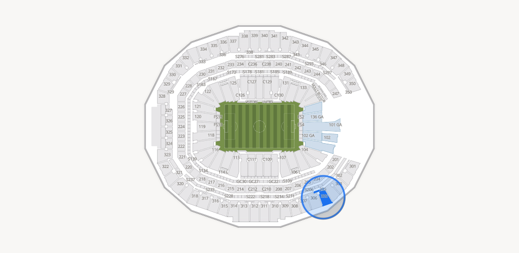 Mercedes-Benz Stadium Seating Chart